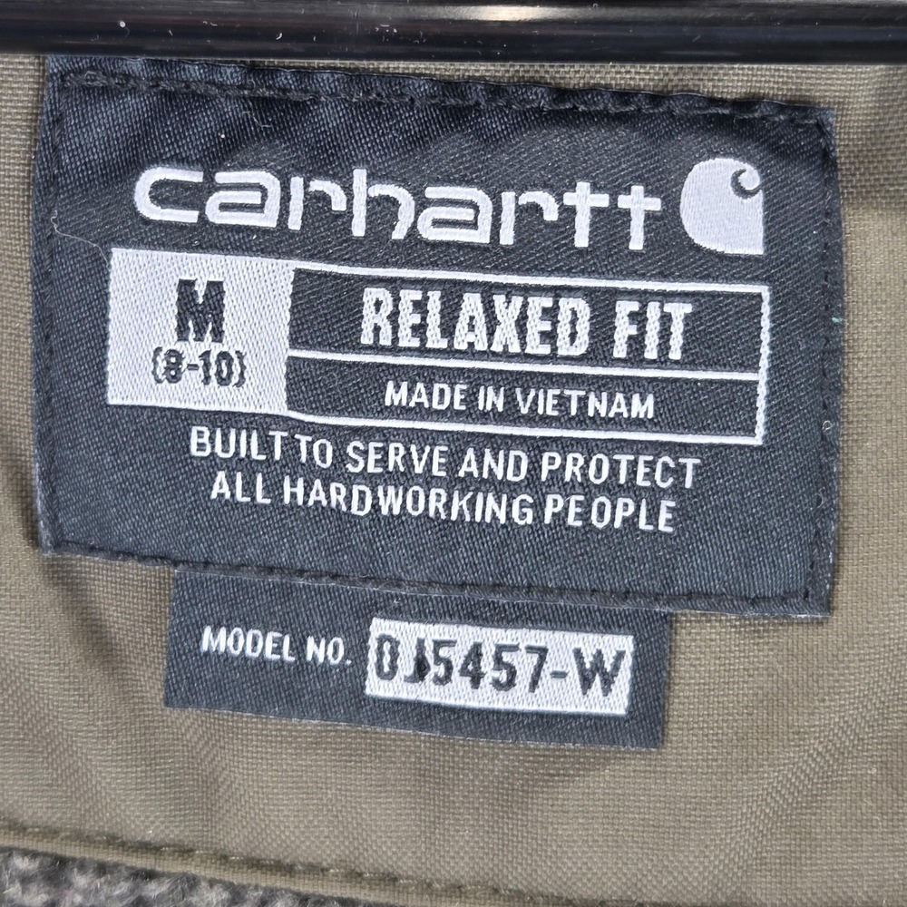 Carhartt Jacket Womens Medium 8-10 Green Montana Rain Defender Insulated Puffer - Picture 3 of 12